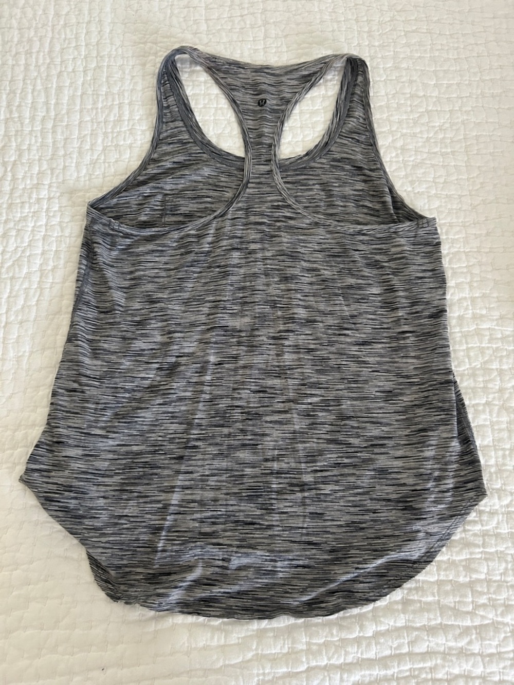 lululemon athletica Heathered Gray Racerback Tank